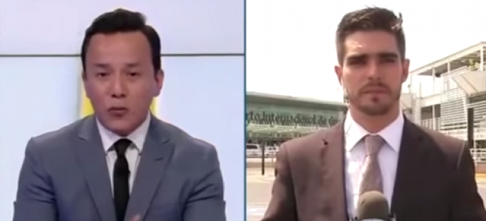 MEXICAN FOOTBALL REPORTER GETS HIT BY A CAR LIVE ON AIR (VIDEO) article image