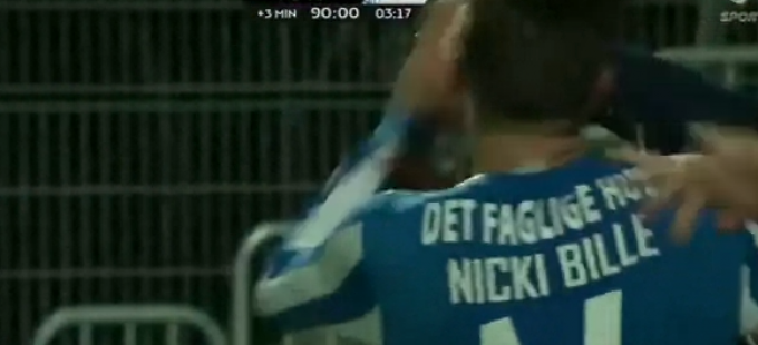 DANISH STRIKER CELEBRATES LAST-MINUTE EQUALISER BY DOWNING A PINT article image