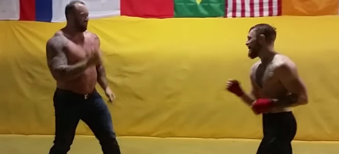 Watch Conor McGregor take on 'The Mountain' from Game Of Thrones! article image