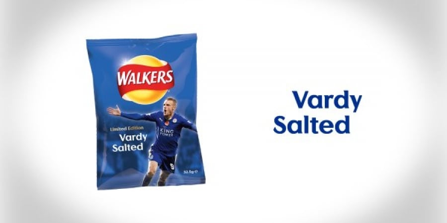 Jamie Vardy's got his own flavour of crisps! article image