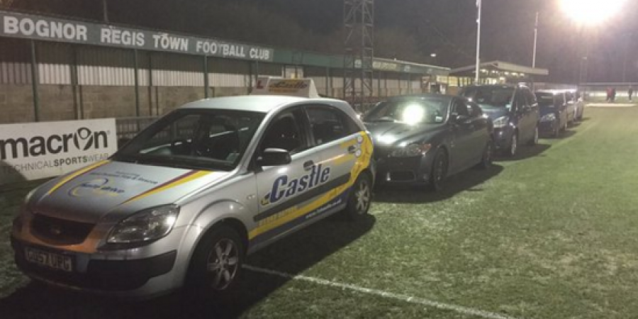 Using cars to thaw out a pitch: Proper non-league vibes! article image