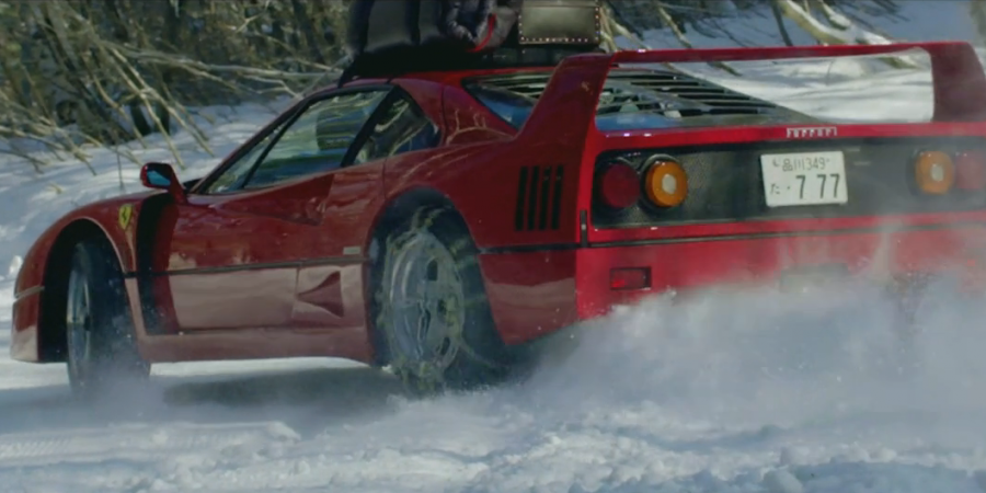 A Ferrari F40 rallying in the snow! (video) article image