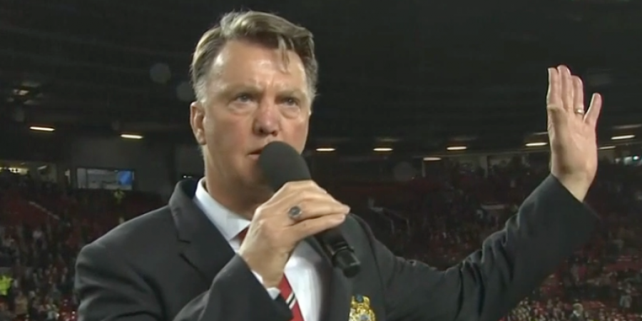 LVG thanks fans for 'unconditional support', whilst getting booed (video) article image