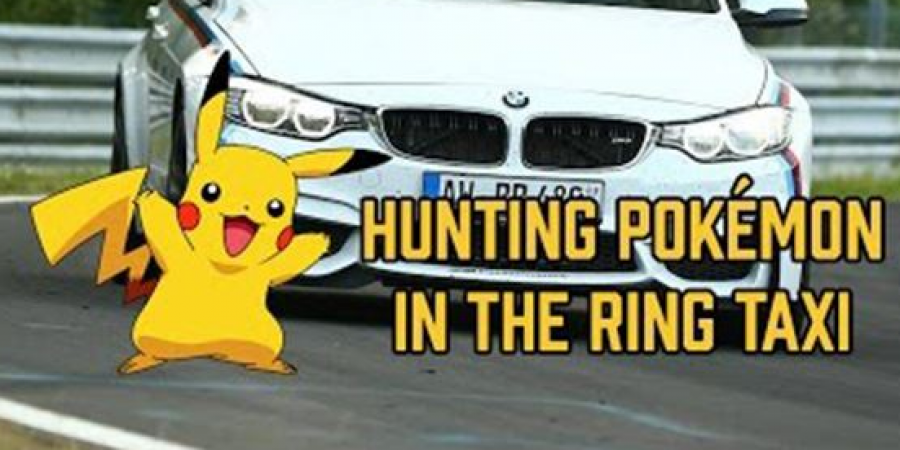 The best way to catch Pokemon is in a BMW M3 at the Nurburgring! (video) article image