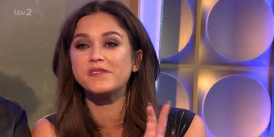 Vicky Pattinson gurning her tits off on 'Xtra Factor' article image