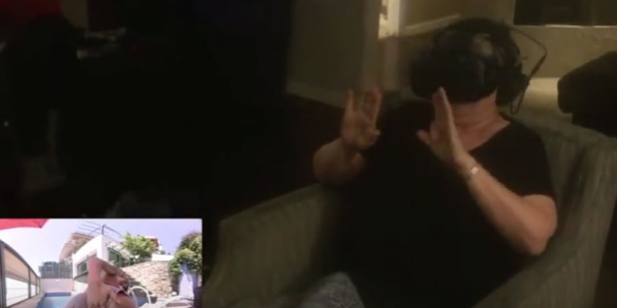 Dude films his mum watching VR porn and it's super awkward article image