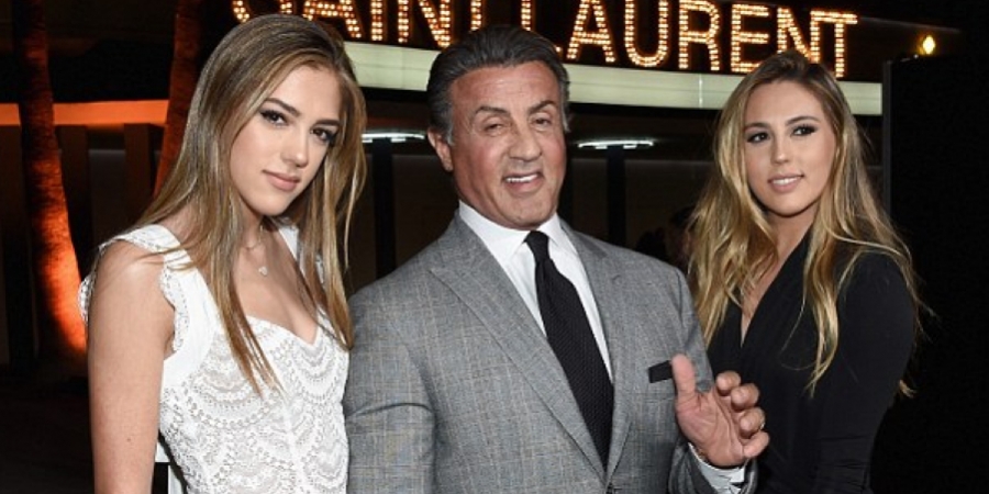 People are going batshit for Sylvester Stallone's hot daughters... article image
