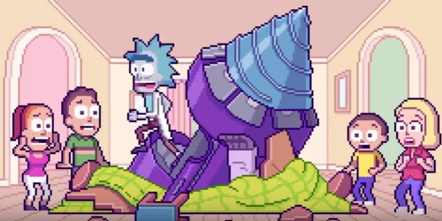 Rick & Morty intro in 8-Bit article image