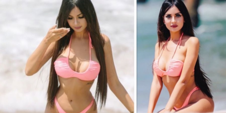 Models spend £80k on surgery to fulfill boyfriends dying wish to turn her into "curvy Barbie" article image