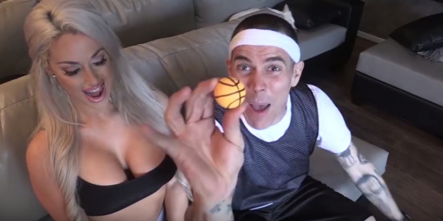 Steve O performs booby trick shots with Laci Kay Somers article image