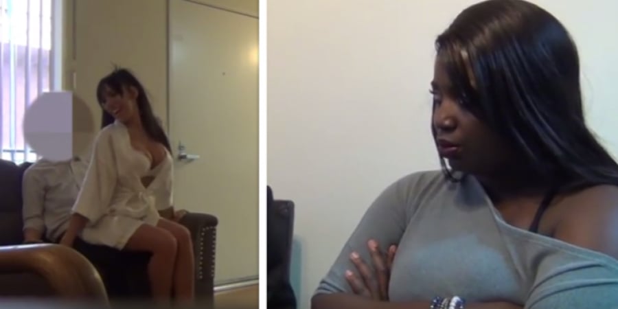 Girlfriend catches scumbag boyfriend at another chicks house article image