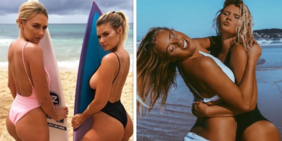 Meet the gorgeous surfer sisters being dubbed the 'Australian Kardashian's' article image