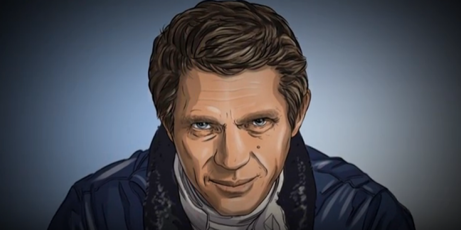 The classic Steve McQueen film 'Le Mans' has been made in to a graphic novel article image