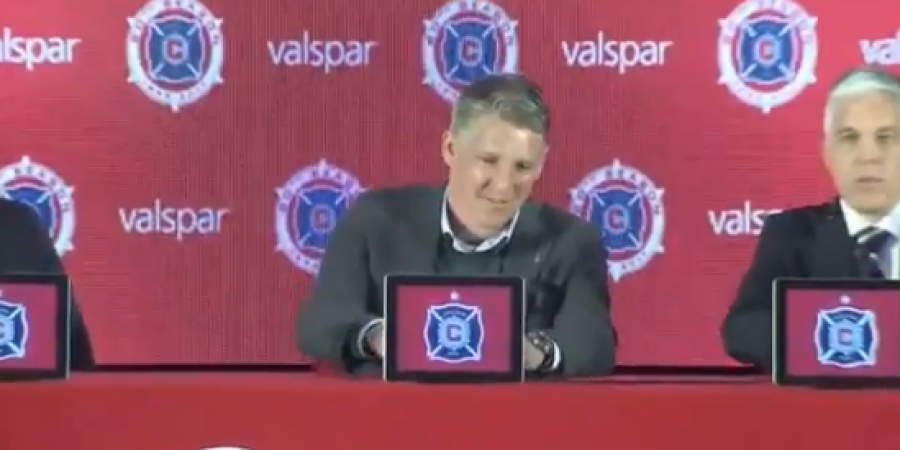 Journalist asks Bastian Schweinsteiger if he can help Chicago Fire win the World Cup article image