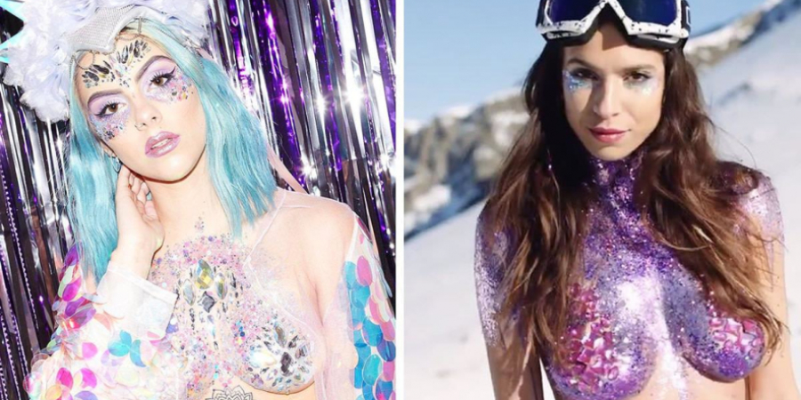 You best get to a festival pronto as 'glitter boobs' are all the rage article image