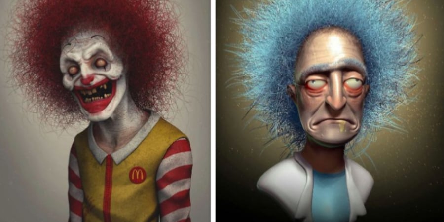 Artist turns your beloved cartoon characters into life-like nightmares article image