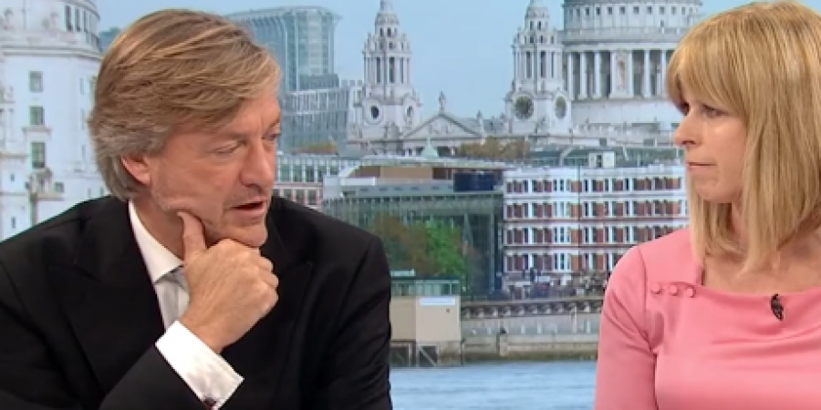 Richard Madeley goes full Alan Partridge whilst presenting Good Morning Britain article image