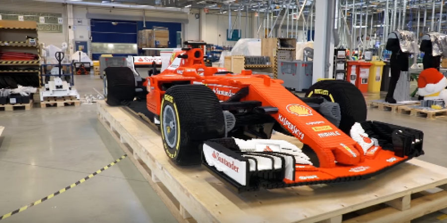 This lifesize LEGO model of a Ferrari F1 car is ridiculous! article image