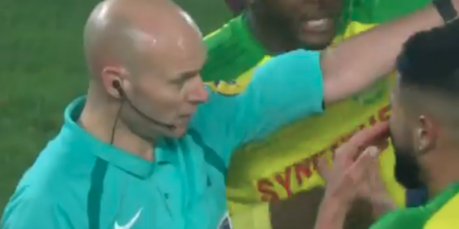 French referee kicks out at Nantes player, then sends him off article image