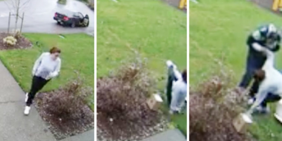 Package thief gets instant dose of karma article image