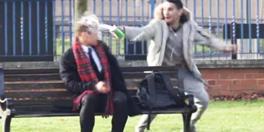 YouTube 'prankster' causes outrage after throwing fake acid in peoples faces article image