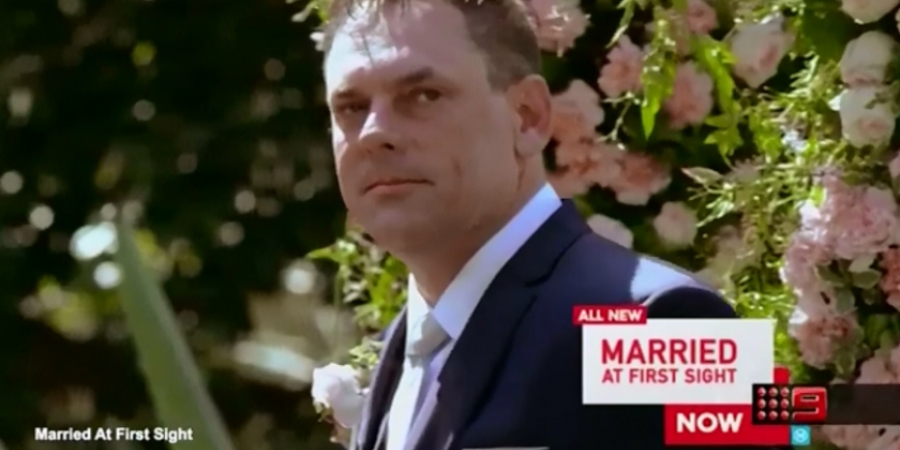 Dude mutters 'oh sh*t' when he sees his bride on 'Married at First Sight' article image