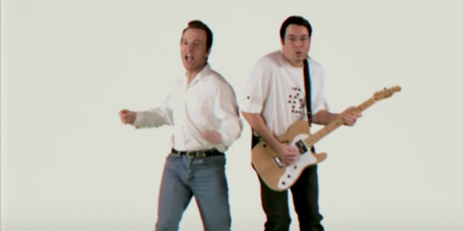 Jimmy Fallon and Paul Rudd Recreate "King of Wishful Thinking" Music Video article image