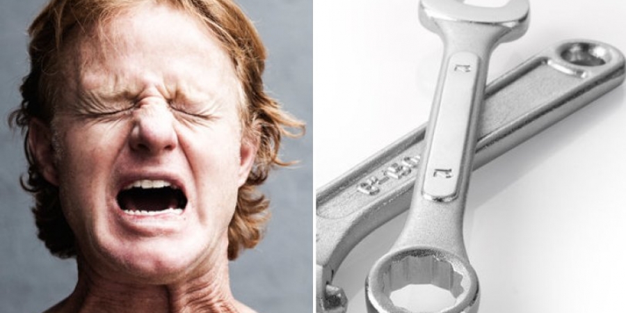 Fire brigade called to remove SPANNER stuck on dudes genitals article image