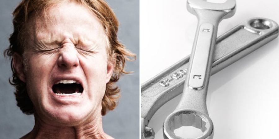 Fire brigade called to remove SPANNER stuck on dudes genitals article image