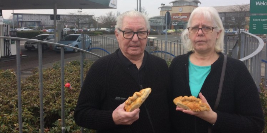 Couple outraged after being banned from buying meat pies from Morrisons before 9am article image