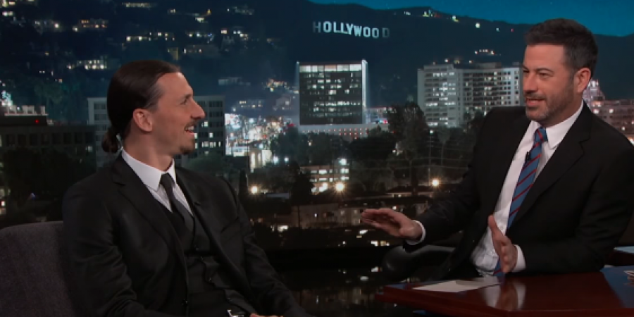 Yer mate Zlatan's been on the Jimmy Kimmel show article image