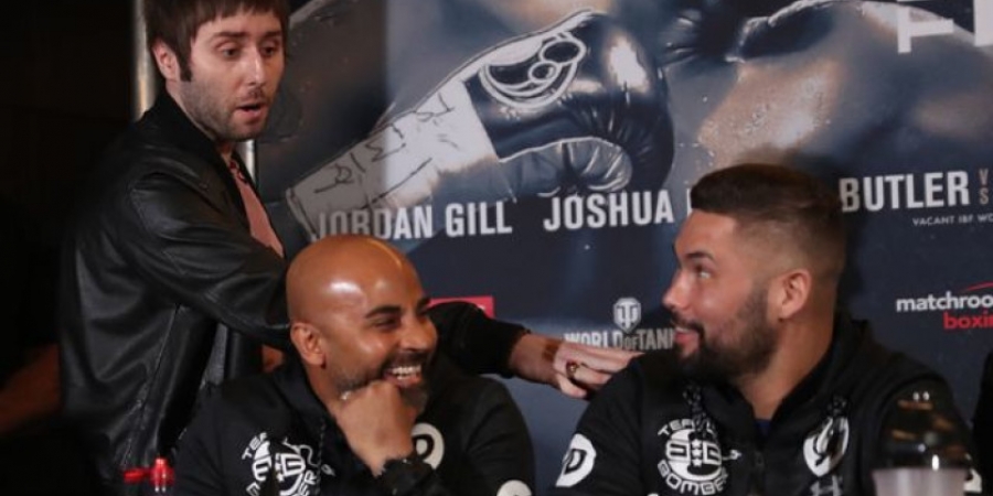 Jay from 'The Inbetweeners' gatecrashes Bellew and Haye's press conference article image