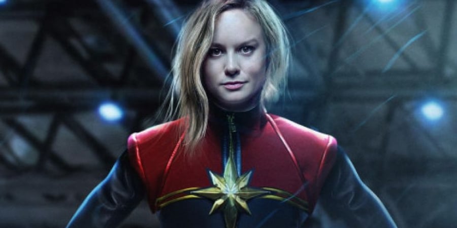 Captain Marvel's Brie Larson suits up for war! article image