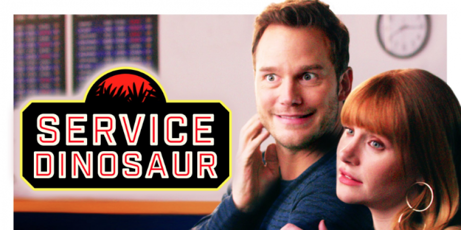 Jurassic Park stars Chris Pratt and Bryce Dallas Howard team up for College Humor short article image