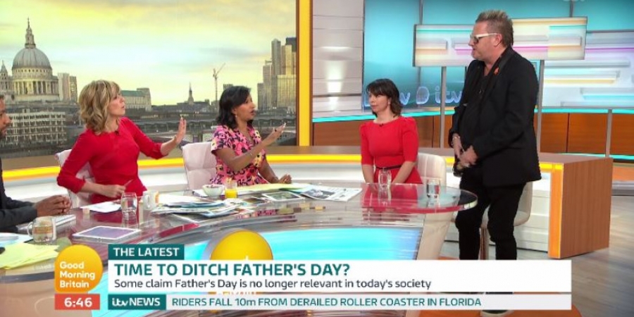 Good Morning Britain hosts stop debate after Fathers4Justice founder wops his balls out live on air article image