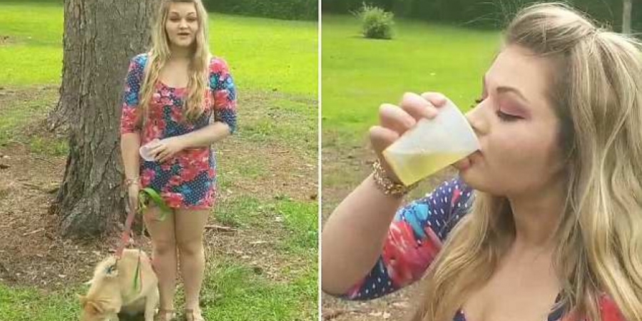 Woman claims drinking dog piss helped cure her acne article image