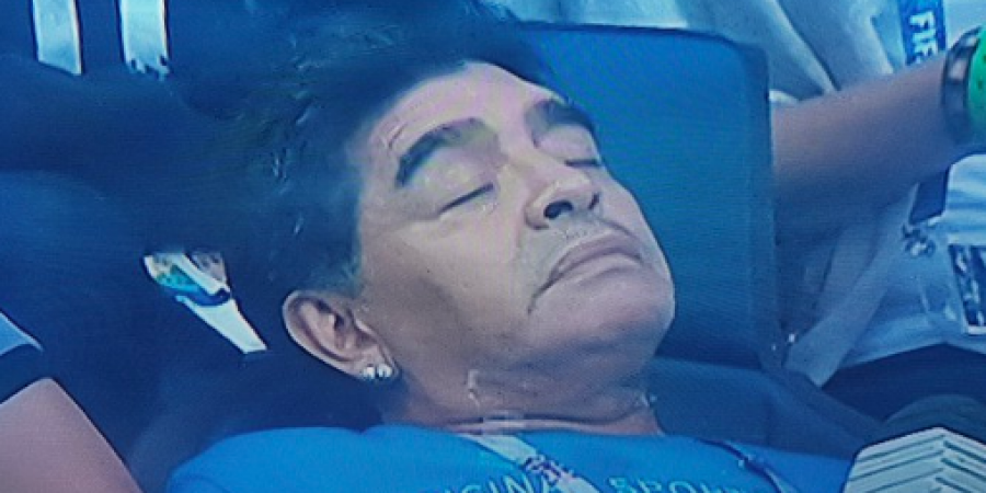 Diego Maradona had a right old time of it last night article image