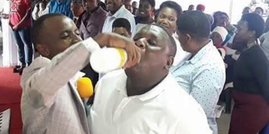 A pastor convinced his congregation to drink bleach after saying it was the blood of christ article image