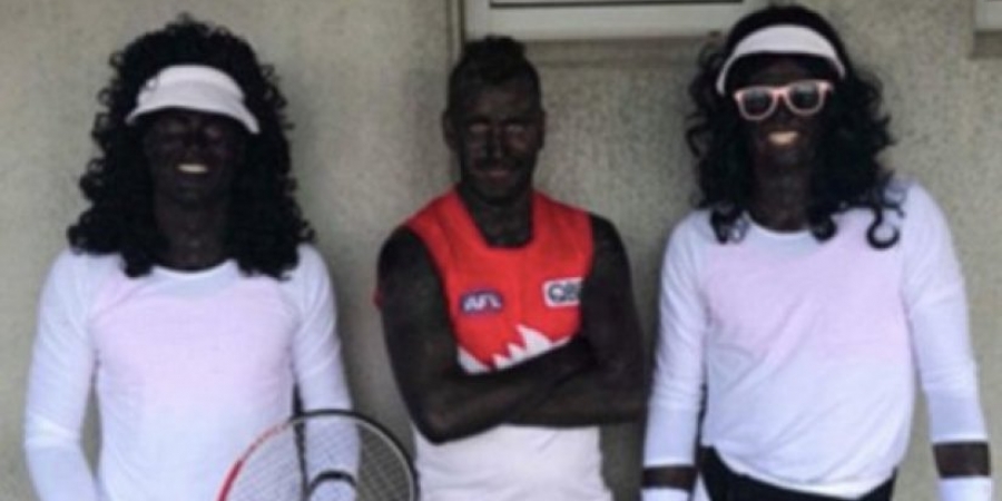 Aussie footballers wear blackface to impersonate Serena & Venus Williams article image