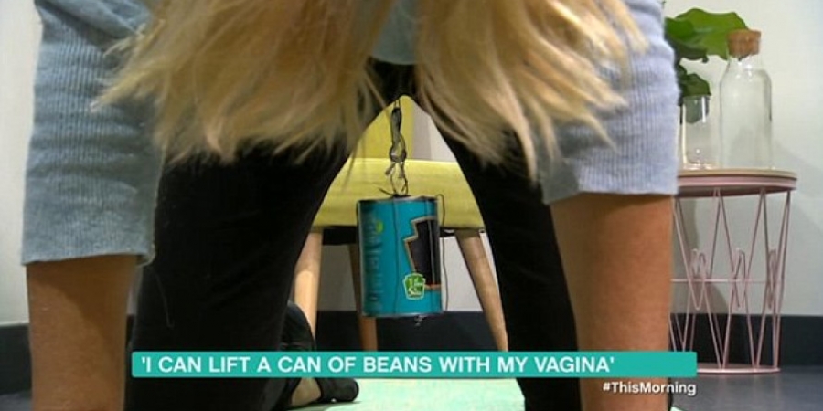 This woman lifted a tin a beans with her fanny muscles live on TV article image