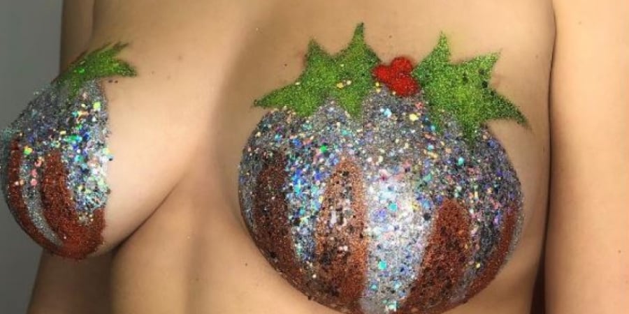It looks like Christmas pudding tits are now a thing! article image