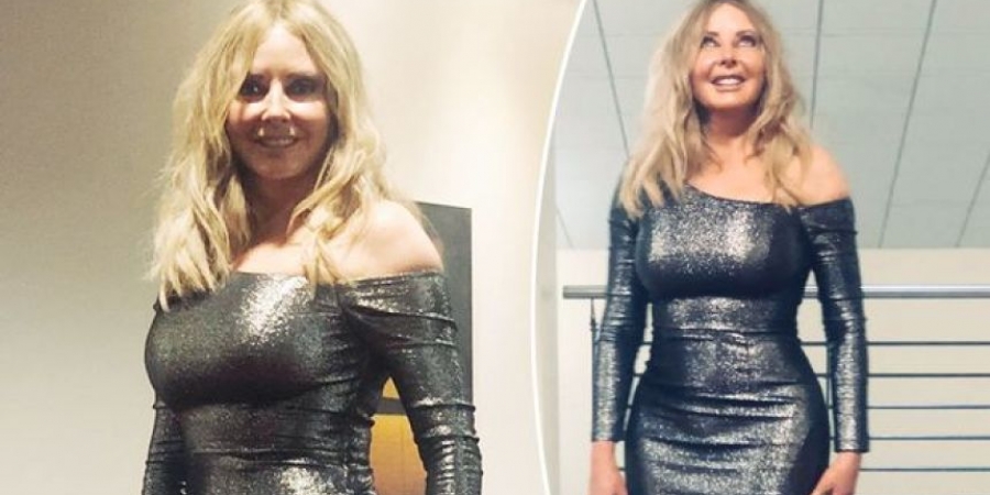 Carol Vorderman steps out in another skin-tight outfit! article image