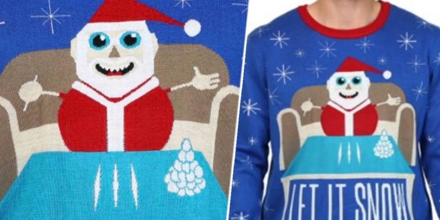 Walmart releases Christmas jumper showing Santa doing lines of blow! article image