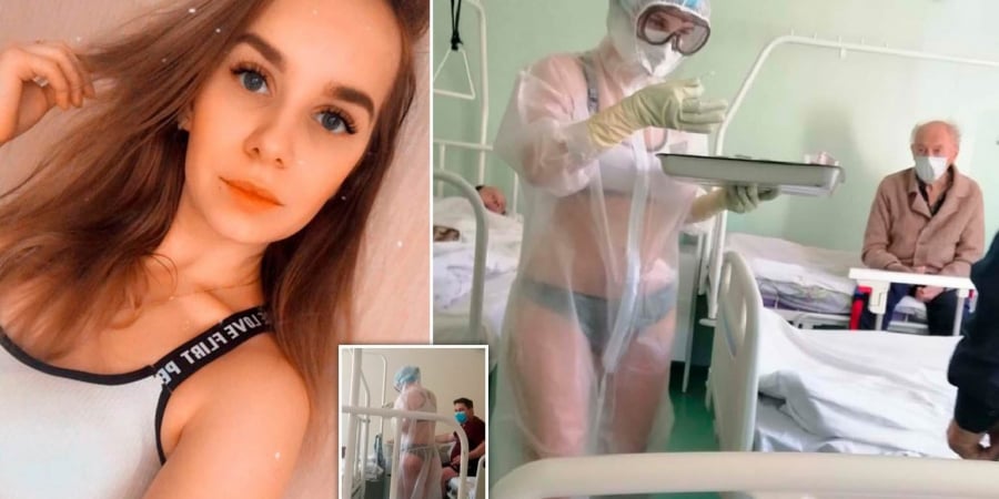 Nurse who wore see-through PPE lands herself a modelling contract! article image