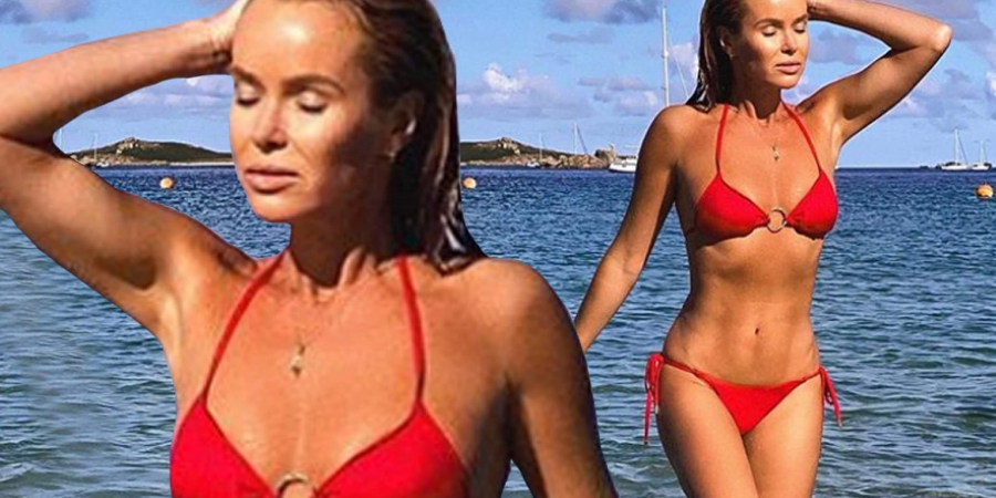 The internet pervs go wild over Amanda Holden’s bikini shots article image