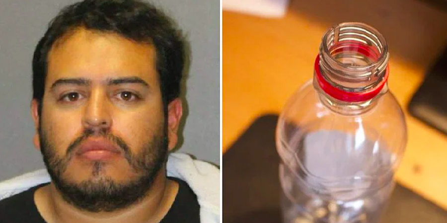Dude jailed after spunking in co-workers water bottle article image
